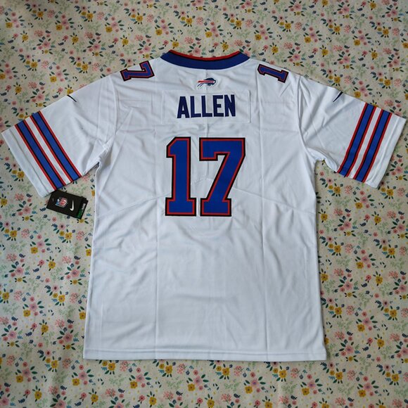 Nike Josh Allen #17 Buffalo Bills Jersey White - Picture 1 of 8